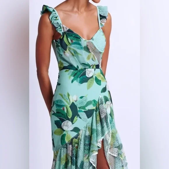 PatBO Magnolia bustier maxi dress NWT - Picture 4 of 7